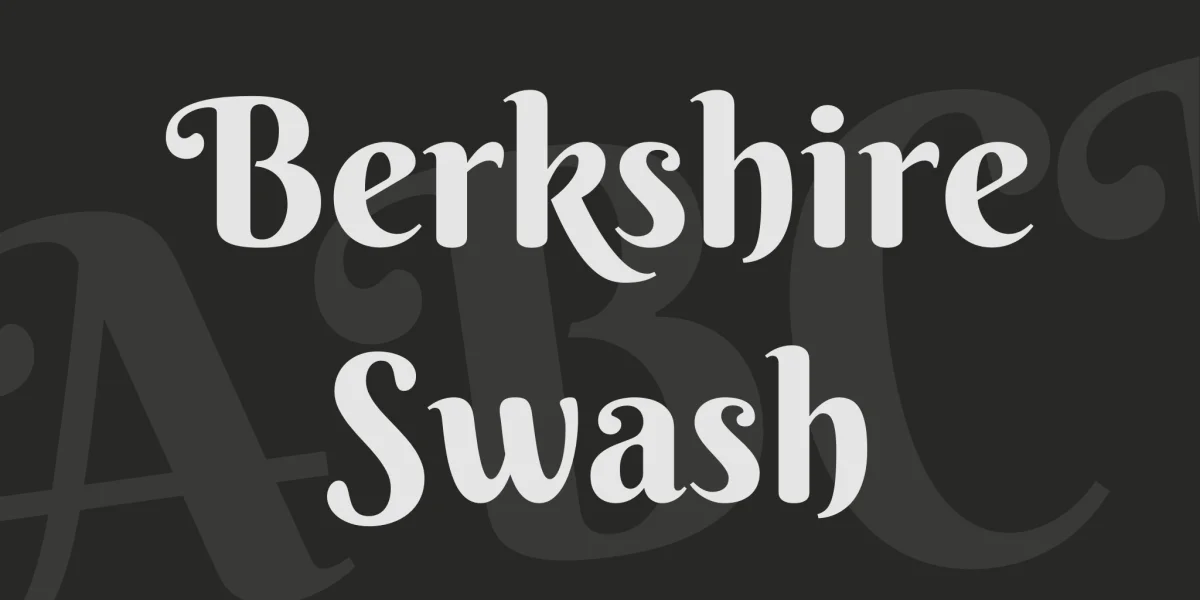 Berkshire Swash Font preview