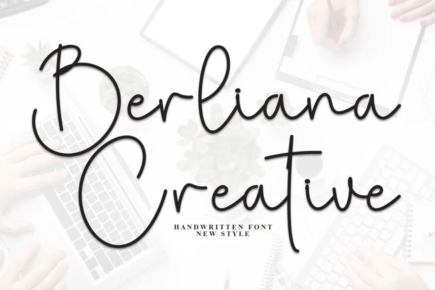 Berliana Creative Simple Handwritten Font