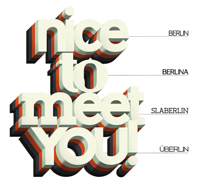 Berlin Font Family preview 5