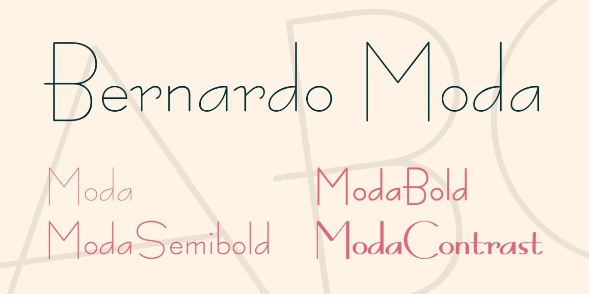 Bernardo Moda Font Family
