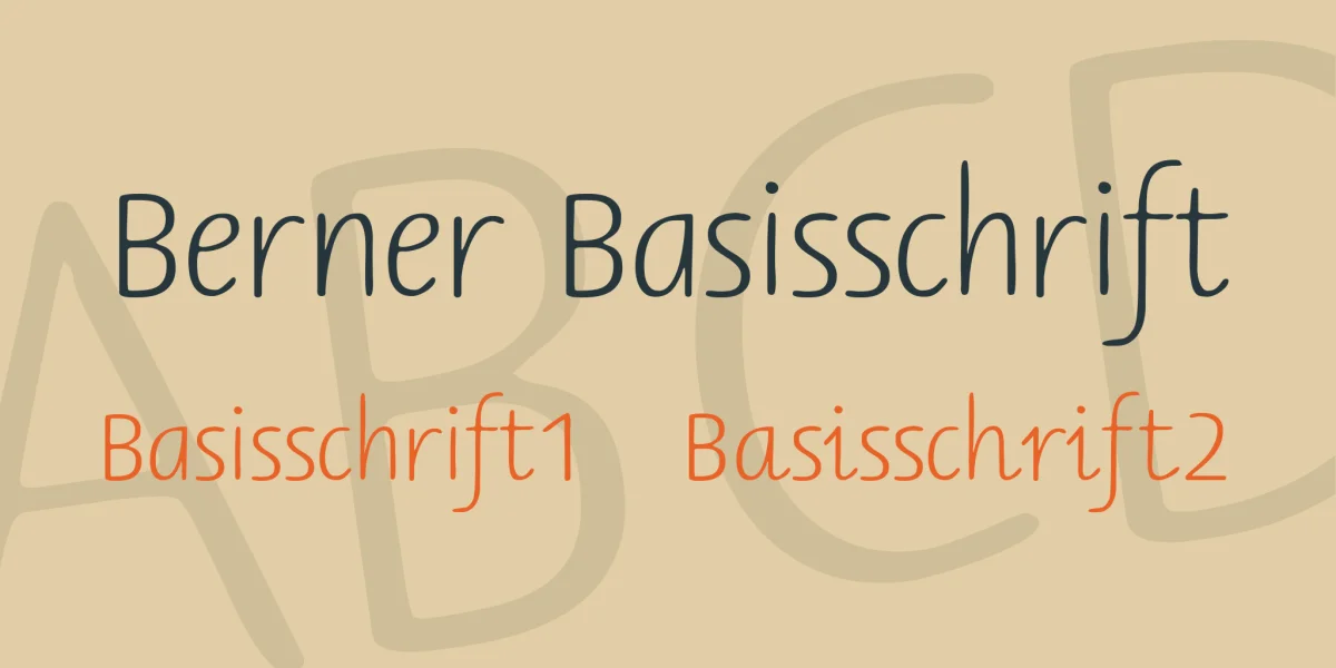 Berner Basisschrift Font Family