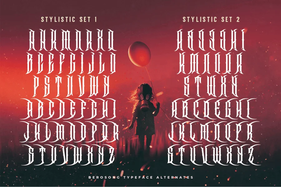 Berosong Font preview 8