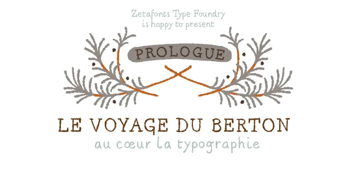 Berton Font Family preview 2