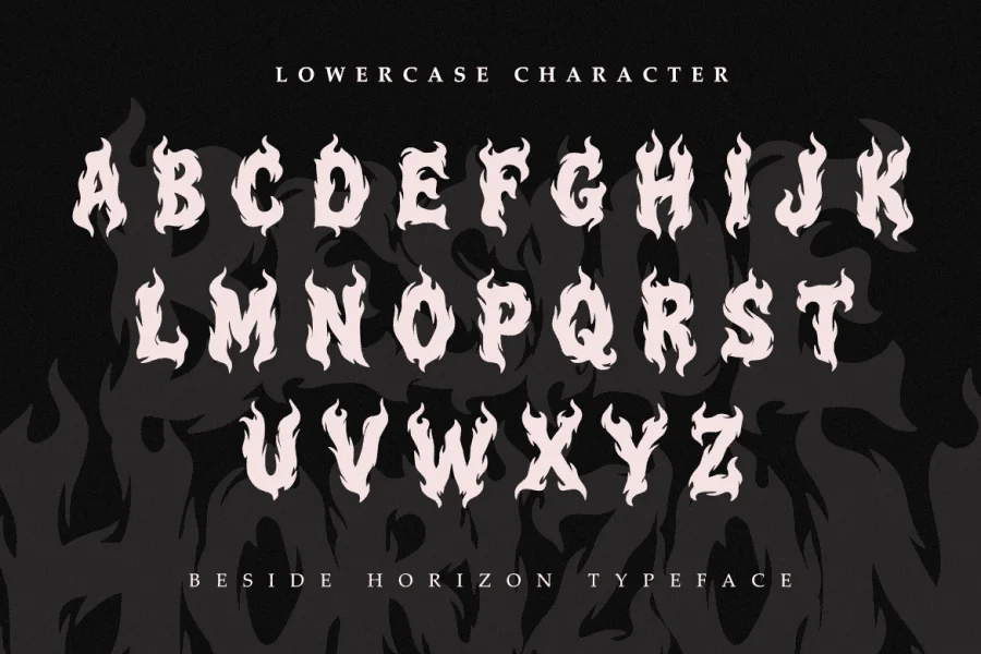 Beside Horizon Font preview 3