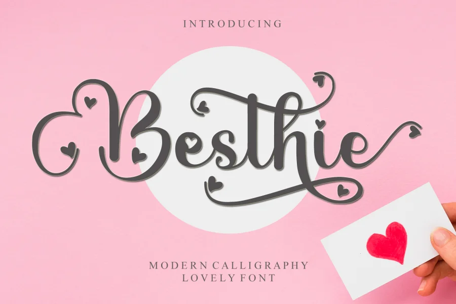 Besthie - Personal Use Font