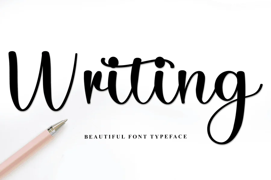 Besties Christmas Font preview 4