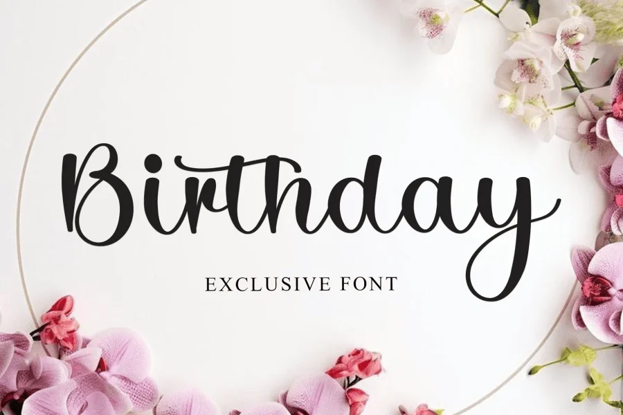 Besties Christmas Font preview 5