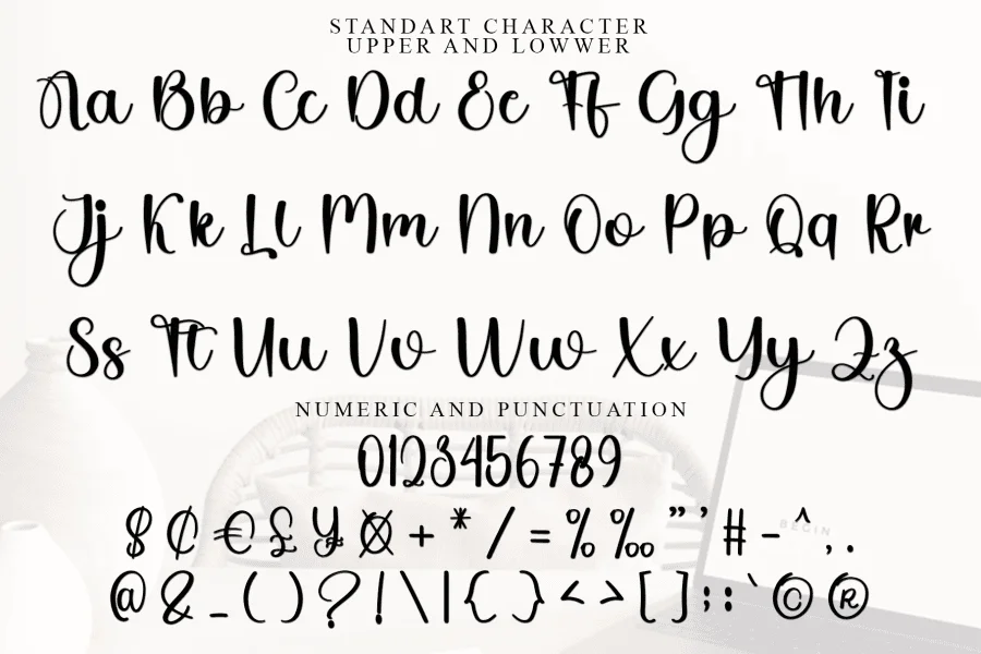 Besties Christmas Font preview 6