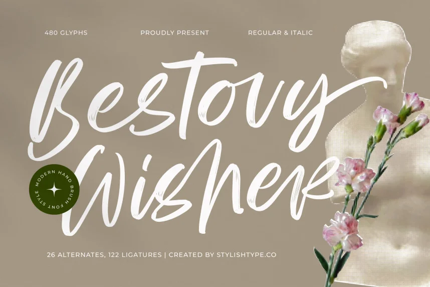 Bestovy Wisher – Modern Handbrush Font