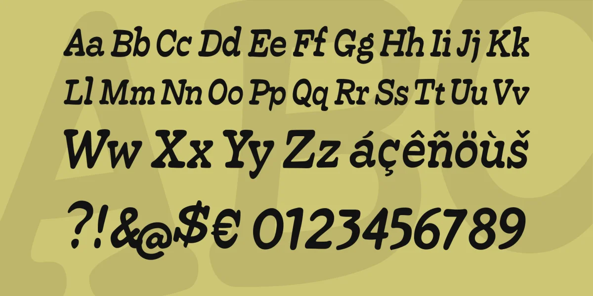 Beta54 Font preview 4
