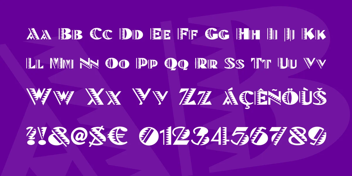 Bete Noir NF Font preview 2
