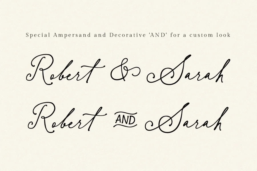 Betris & Daniel Personal Use Font Family preview 13