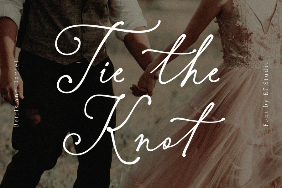 Betris & Daniel Personal Use Font Family preview 3
