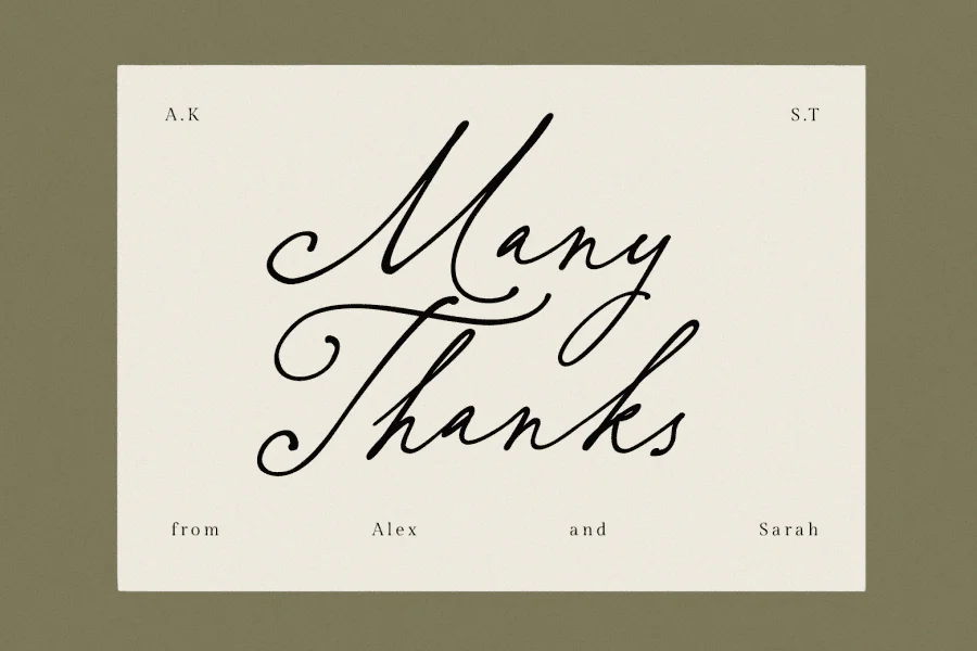 Betris & Daniel Personal Use Font Family preview 7