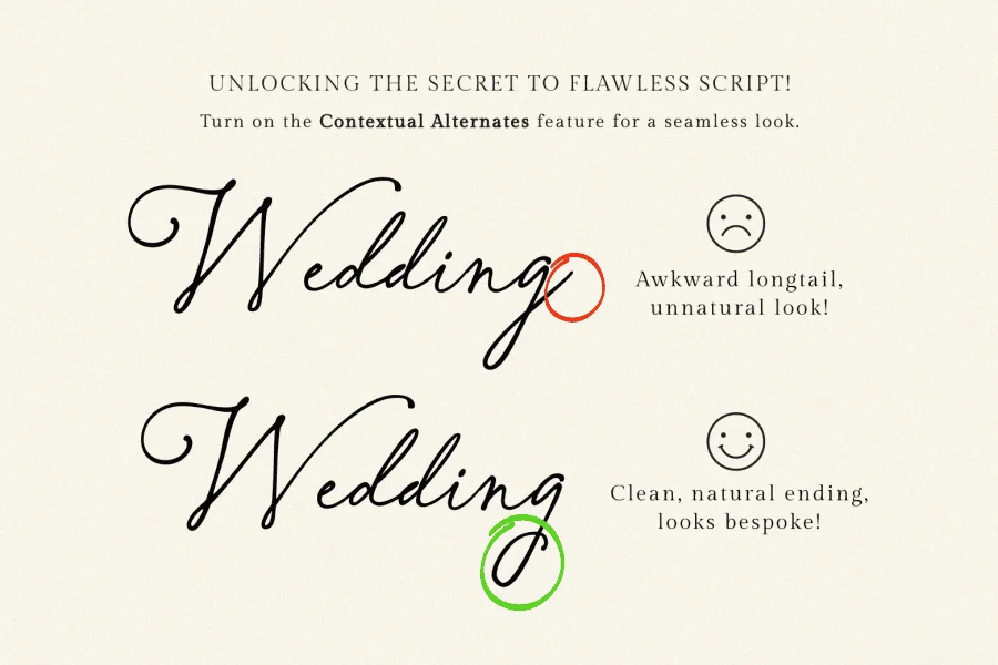 Betris & Daniel Personal Use Font Family preview 8