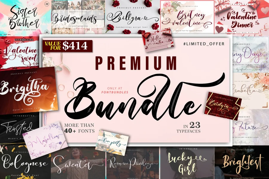 Better Brush Font Family preview 8