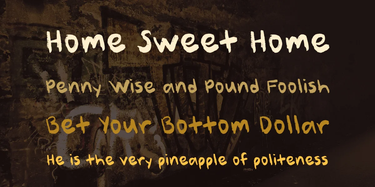 Better Sweet Font preview 2