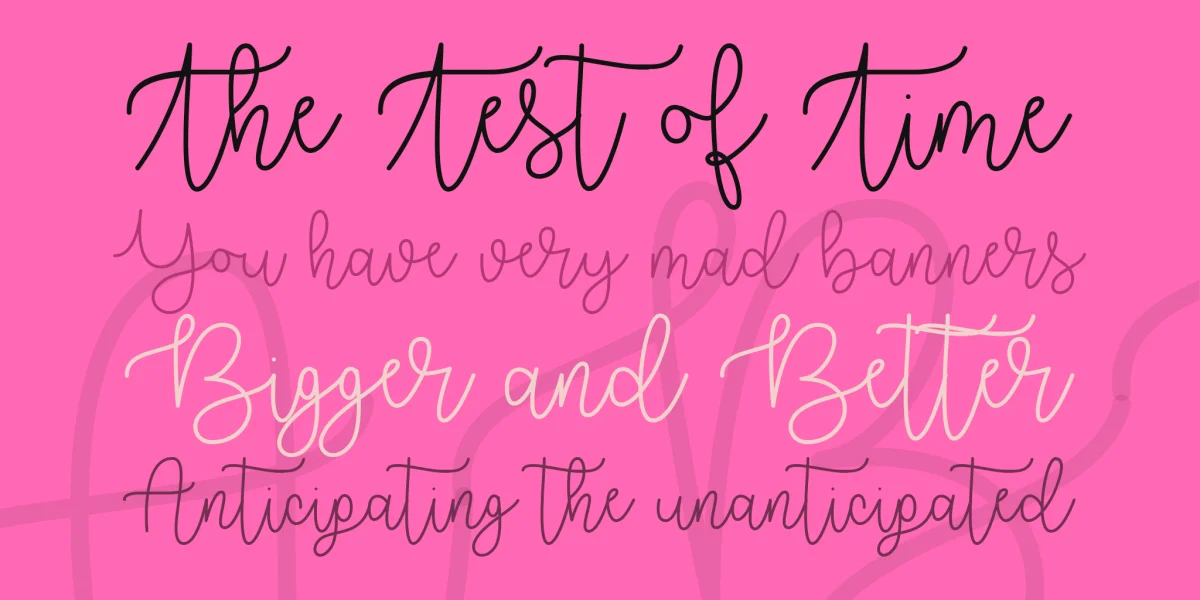 Better Together Demo Font preview 2