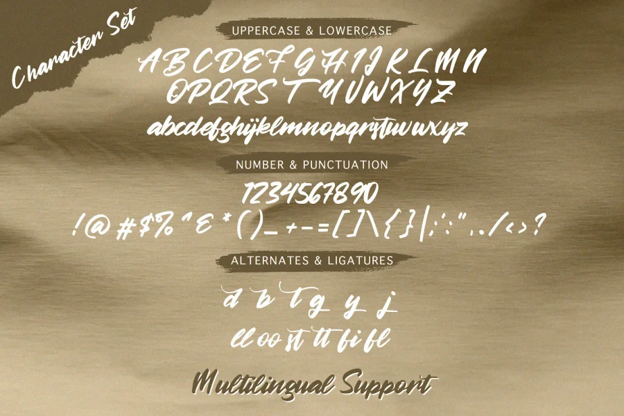 Betty Finty Font preview 14