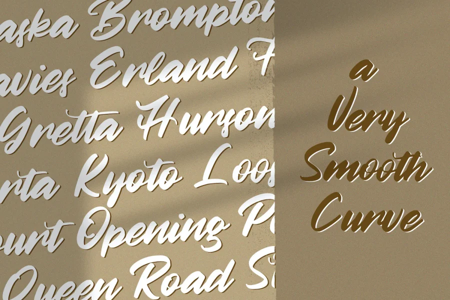 Betty Finty Font preview 5