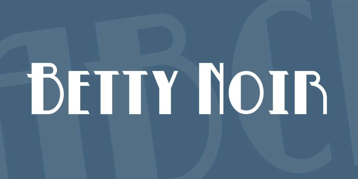 Betty Noir Font