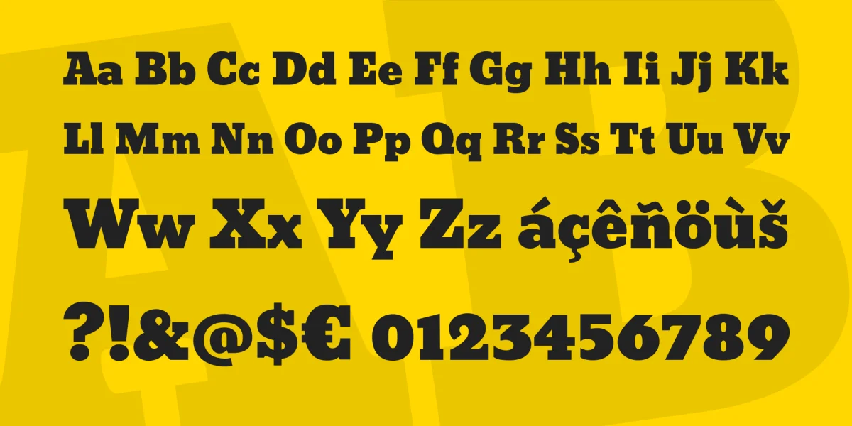 Bevan Font preview 3