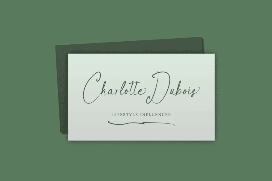 Beverly Sage Font preview 3