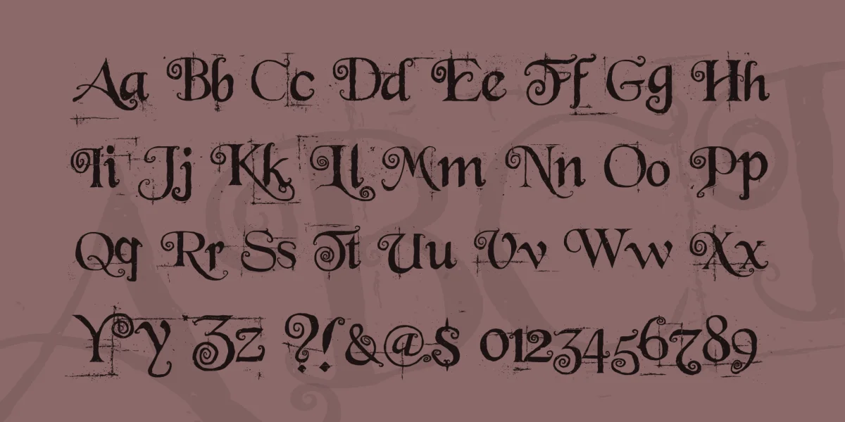 Beyond Wonderland Font preview 4