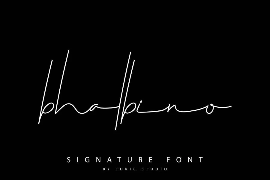 Bhalbino Demo Font preview 4