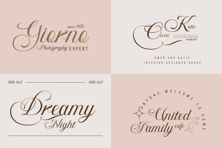 Bidena trial Font preview 5