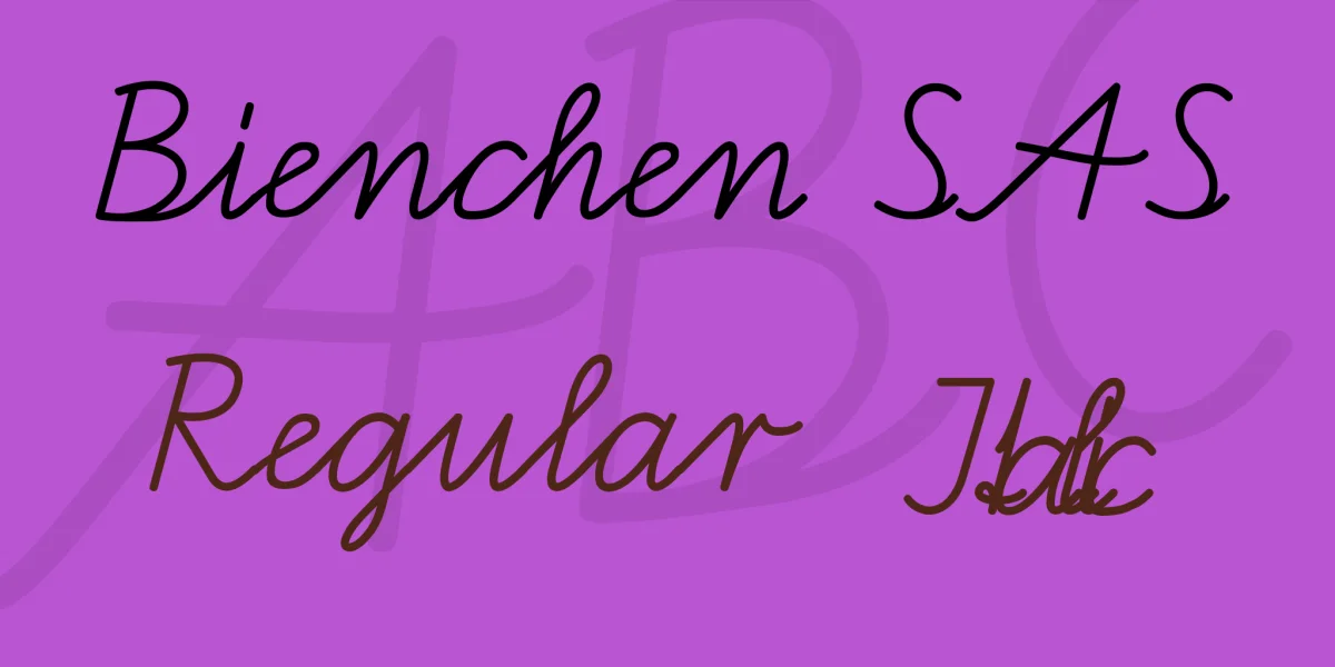 Bienchen SAS Font Family