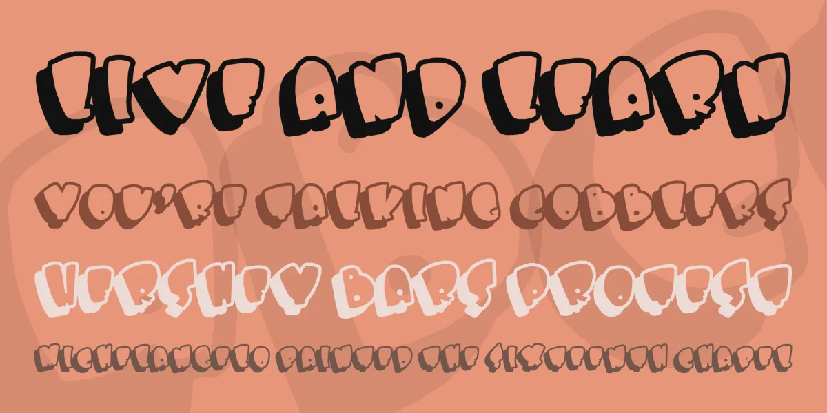 BIGBOBS Font preview 2