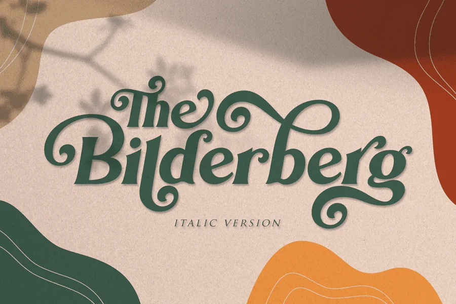 Bilderberg Font Family preview 13