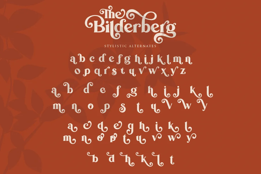 Bilderberg Font Family preview 14