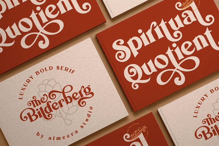 Bilderberg Font Family preview 17