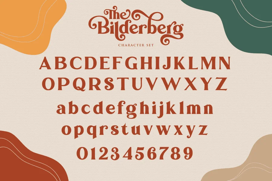 Bilderberg Font Family preview 2
