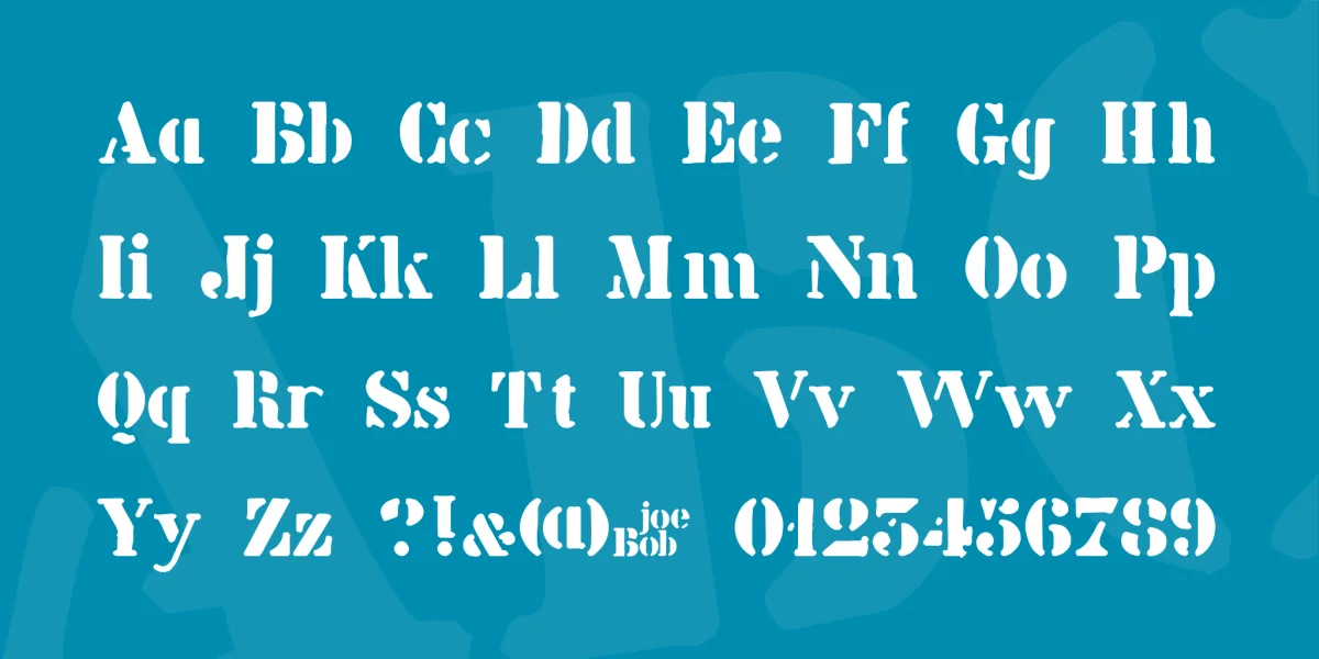 billieKid Font preview 4