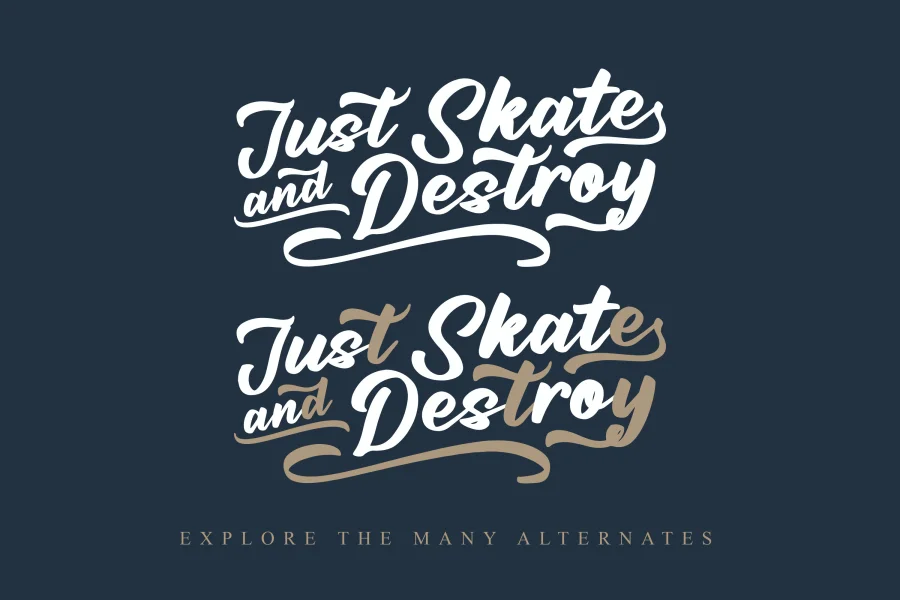 Billionstar Font Family preview 6
