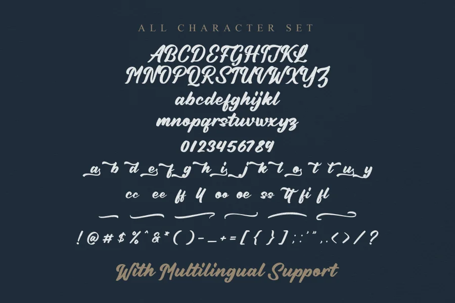 Billionstar Font Family preview 7