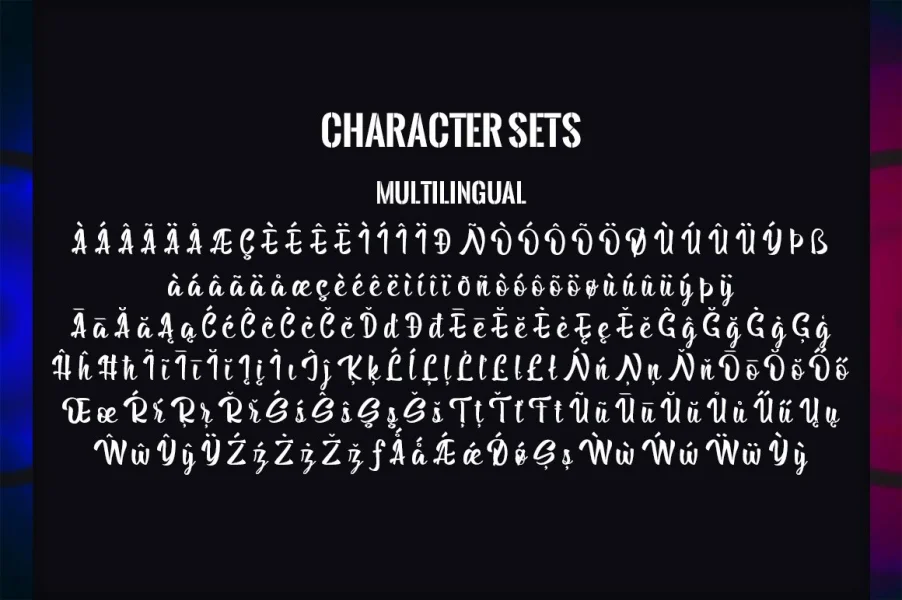 Billy The Gang Font Family preview 7