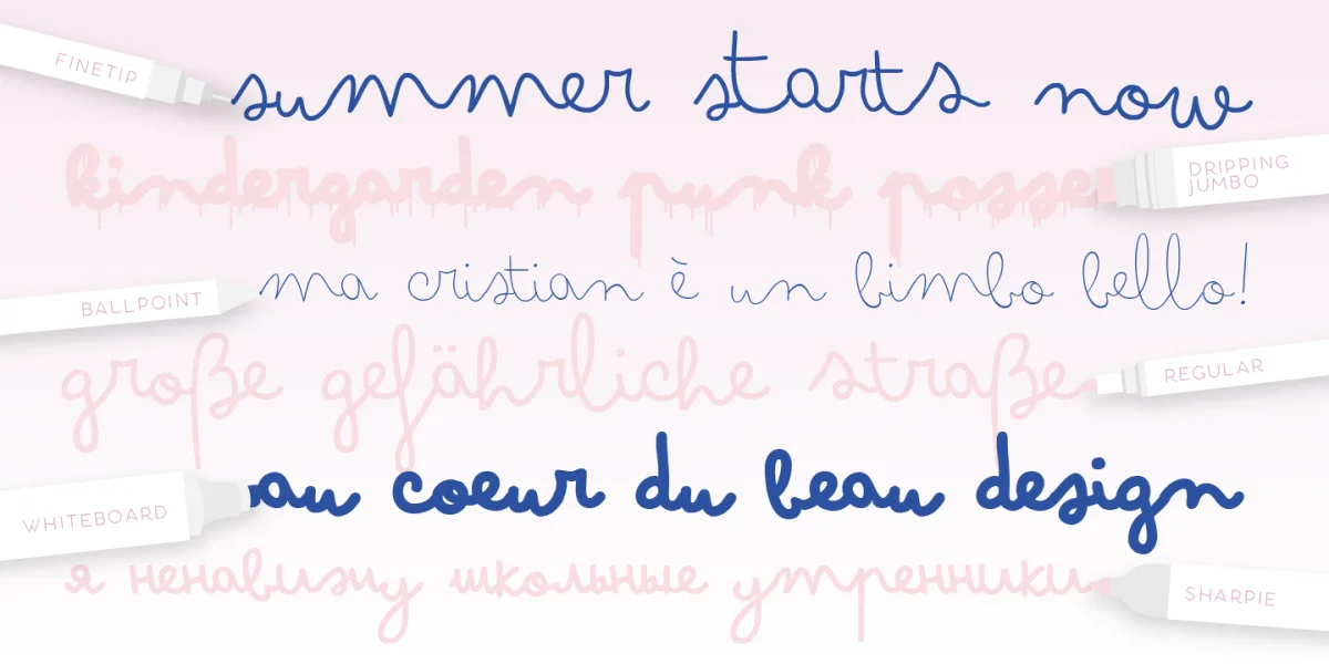 Bimbo Font Family preview 3