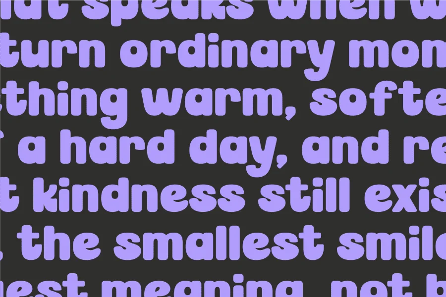 Bingbam Demo Font preview 13