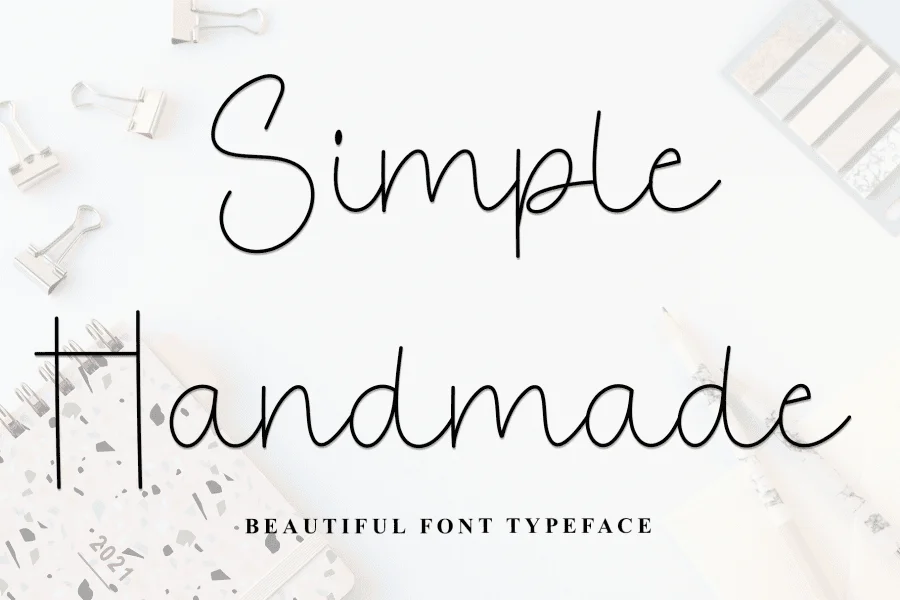 Biscuit Handmade Font preview 4