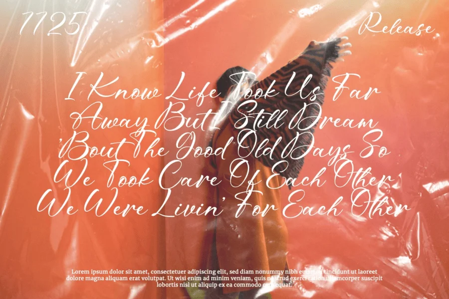 Bitteva Script Font preview 13