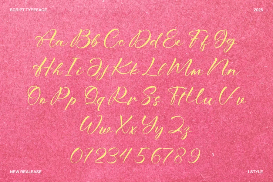 Bitteva Script Font preview 3