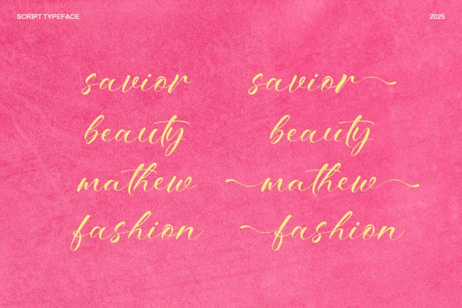Bitteva Script Font preview 9