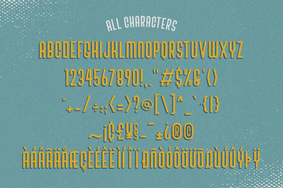 Bivoac Font Family preview 3