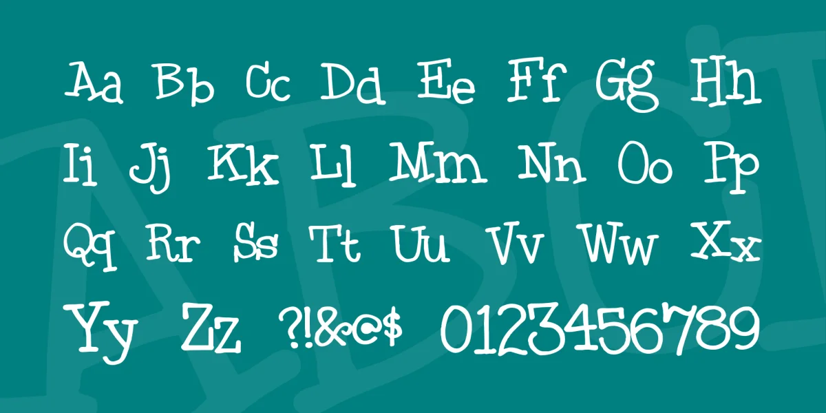 Black boys on mopeds Font preview 3