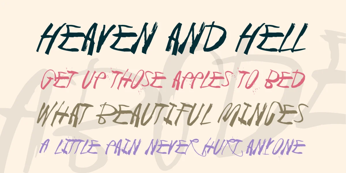 Black Crow King Font Family preview 2