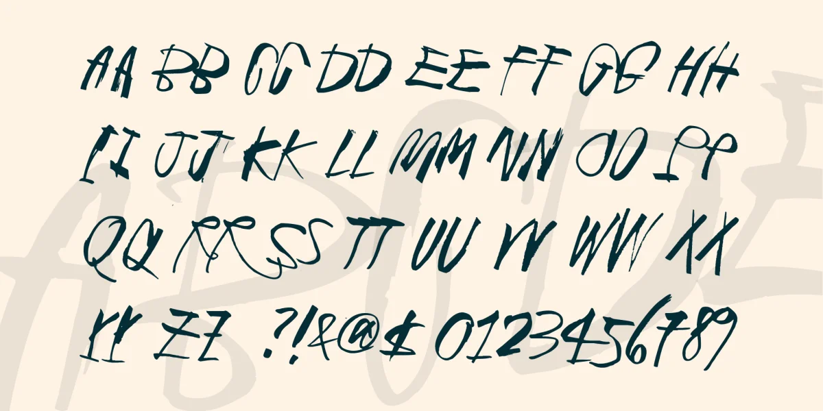 Black Crow King Font Family preview 5